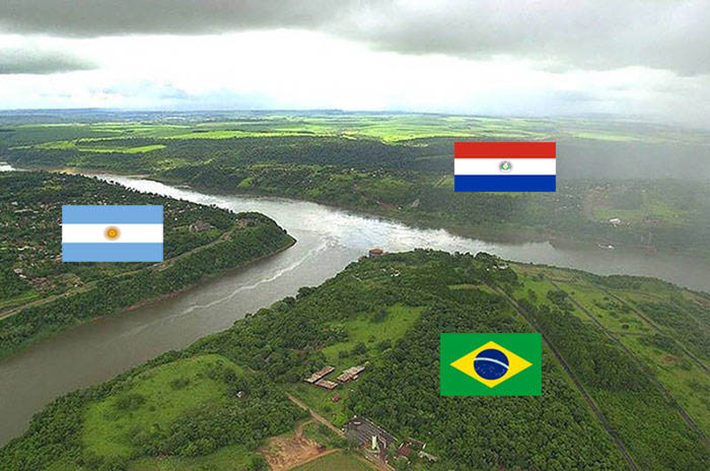 ארגנטינה ברזיל ופראגווי